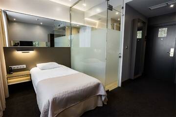 Номер комфорт с 1 односпальной кроватью в Гостинице Амур