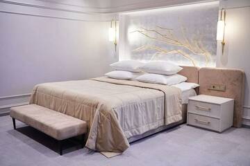 Номер люкс с 1 двуспальной кроватью в Гостинице Амур